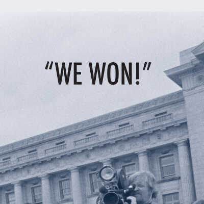 "We Won!" Right Side