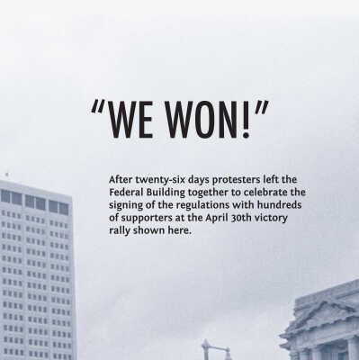 "We Won!" Center