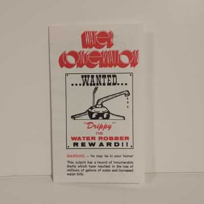 "Drippy the Water Robber" pamphlet (1970s)