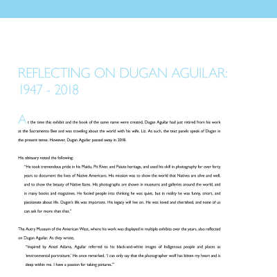 Dugan Aguilar: 1947-2018
