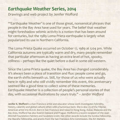 Earthquake Weather Project Statement