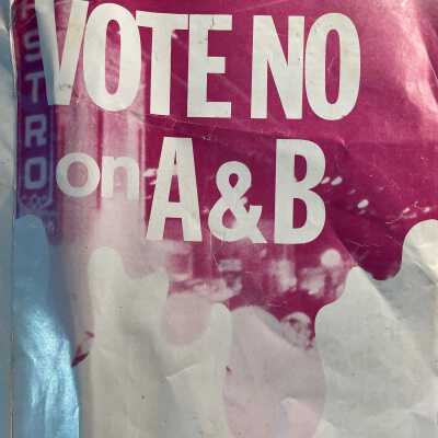 Vote No on A&B Pamphlet