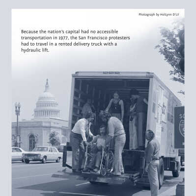"Because the nation's capital had no accessible transportation in 1977…"