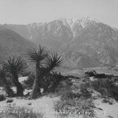 Mt. San Jacinto from Devil's Garden