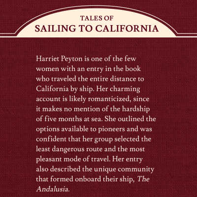 Tales of Sailing to California