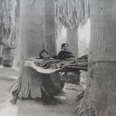 Susie and Lula in hammock