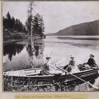 Scene on Donner Lake, Mirror Cove