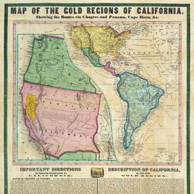 Map of the Gold Regions