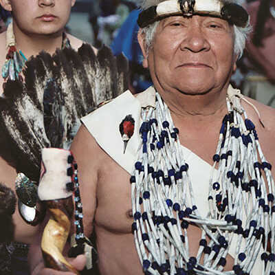 Charlie Thom, Welcome Reception for New Zealand Maori visitors, San Francisco, 2005