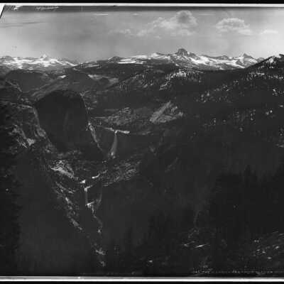 The High Sierras from Glacier Point, 1880