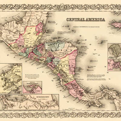 Central America Map