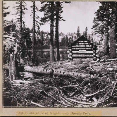 Scene at Lake Angela, near Donner Peak