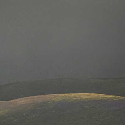 Storm Clouds Over Ridge, "50 Year Bloom," Above the Town of Gorman
