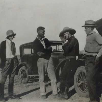 Mickey Pinney, Ed Baker, and friends