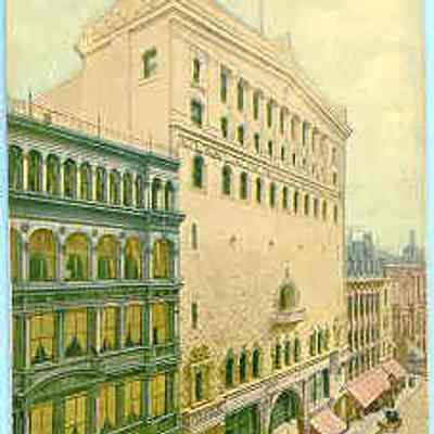 Postcard: Masonic Temple, Boston, Massachusetts