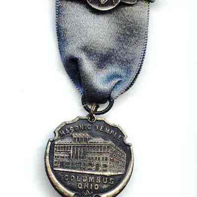 Pin: Annual Communication of the Grand Lodge of Ohio dated October 18-20, 1920