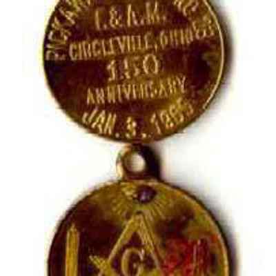 Coin: 150th Anniversary Pickaway Lodge #23, Circleville, Ohio, dated 1815-1965