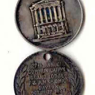 Coin: Pocket coin from 127th Annual Communication Grand Lodge of Ohio F. & A. M