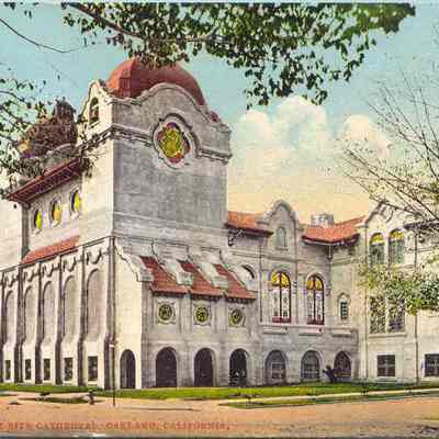 Postcard: Scottish Rite Cathedral, Oakland, California