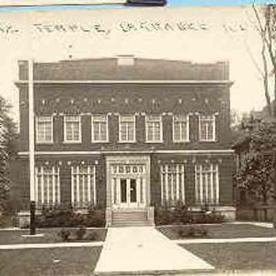 Postcard: Masonic Temple, LaGrange, Illinois. From a collection of photos of Masonic Temples, collector unknown