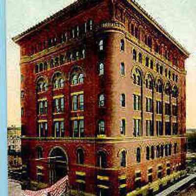 Postcard: Masonis Temple, Detroit Michigan