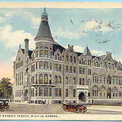Postcard: Scottish Rite Cathedral, Wichita, Kansas