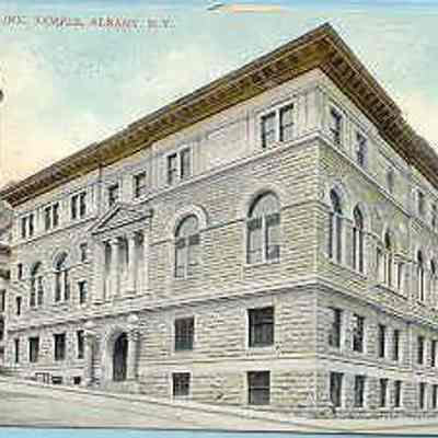 Postcard: Masonic Temple, Albany, New York