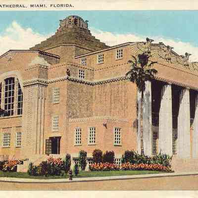 Postcard: Scottish Rite Cathedral, Miami, Florida