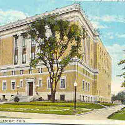 Postcard: Masonic Temple, Canton, Ohio. From a collection of photos of Masonic Temples, collector unknown