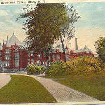 Postcard: Msonic Home, Utica, New York