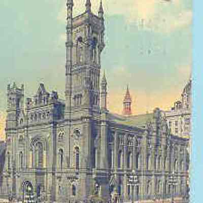 Postcard: Masonic Temple, Philadelphia, Pennsylvania