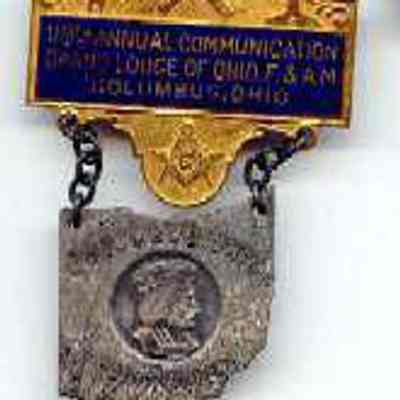 Pin: 119th Annual Communication of the Grand Lodge of Ohio dated 1928