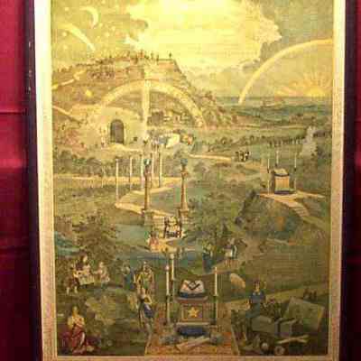 Chart: Masonic record of Harry S. Johnson