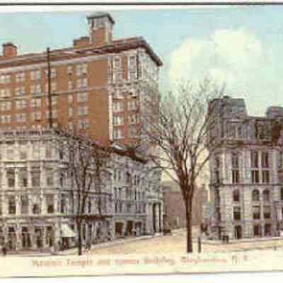 Postcard: Msonic Temple, Binghamton, New York