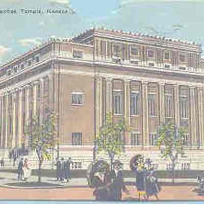 Postcard: Shrine Temple, Kansas City, Missouri