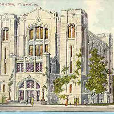 Postcard: Picture postcard of a Masonic Temple, Ft. Wayne, Indiana