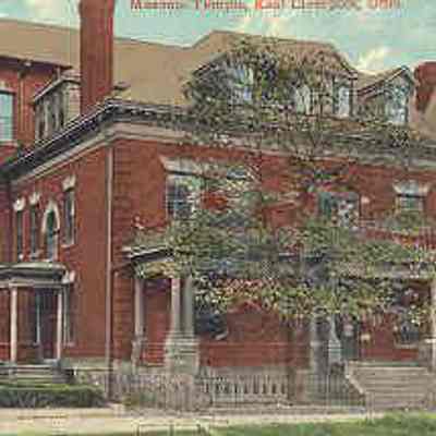 Postcard: Masonic Temple, East Liverpool, Ohio, From a collection of photos of Masonic Temples, collector unknown