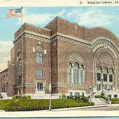 Postcard: Shrine Temple, St. Louis, Missouri