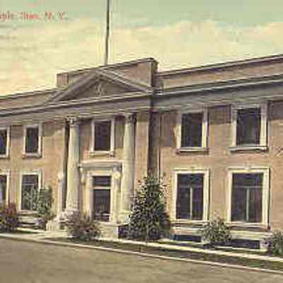 Postcard: Masonic Temple, Ilion, New York. Postmarked May 5, 1915