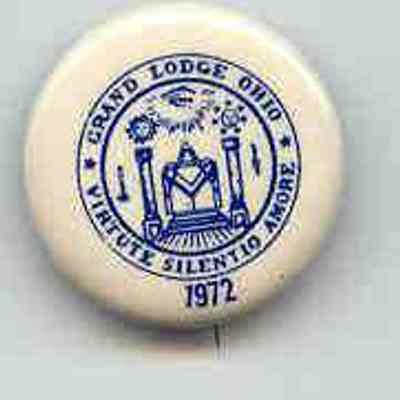 Badge: Annual Communication Grand Lodge of Ohio dated 1972