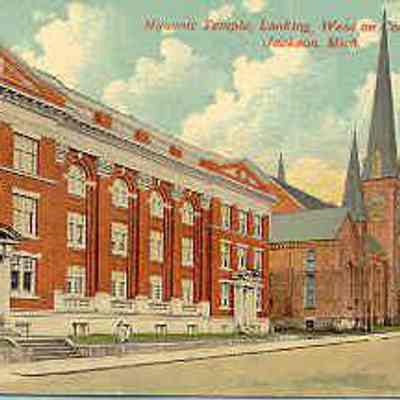 Postcard: Masonic Temple, Indianapolis, Indiana
