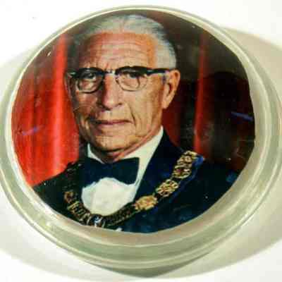 Paperweight: Fay L. GUllion, dated 1969-1970