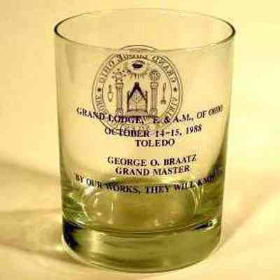 Glass: From Grand Lodge of Ohio, George Braatz, G.M., October 14-15, 1988
