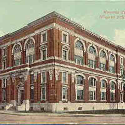 Postcard: Masonic Temple, Niagara Falls, New York. From a collection of photos of Masonic Temples, collector unknown