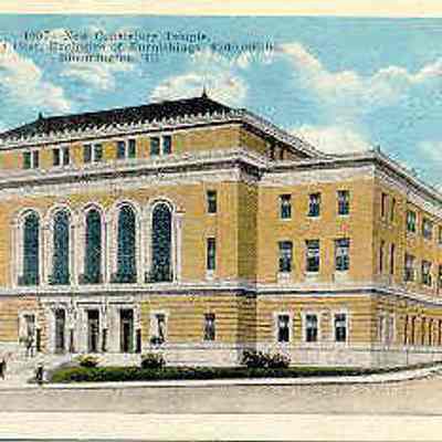 Postcard: Scottish Rite Consistory Temple, Bloomington, Illinois