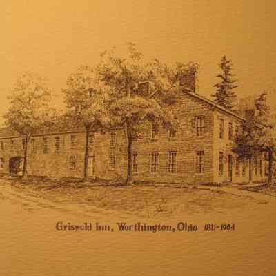 Print: The Griswold In,, Worthington, Oio 1811-1964