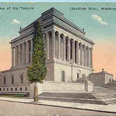 Postcard: Scottish Rite Cathedral, Washington, D.C.
