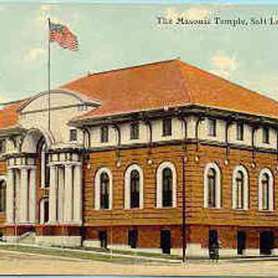 Postcard: Picture postcard of a Masonic Temple, St. Louis, Missouri