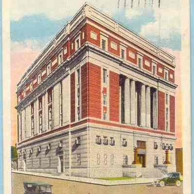Postcard: Masonic Temple, Memphis, Tennessee. Postmarked October 2, 1927. From a collection of photos of Masonic Temples, collector unknown