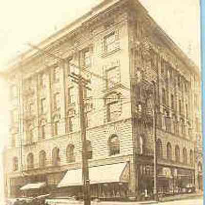 Postcard: Masonic Temple, Portland, Oregon. From a collection of photos of Masonic Temples, collector unknown